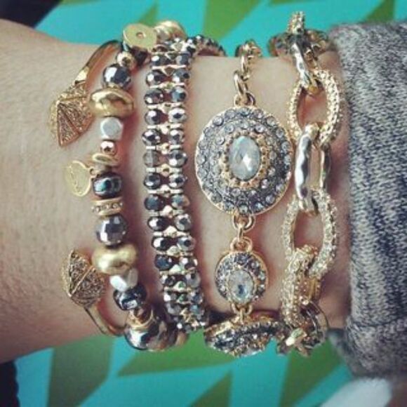 stella & dot ~ neeya bracelet ~ vintage long retired - Picture 5 of 12